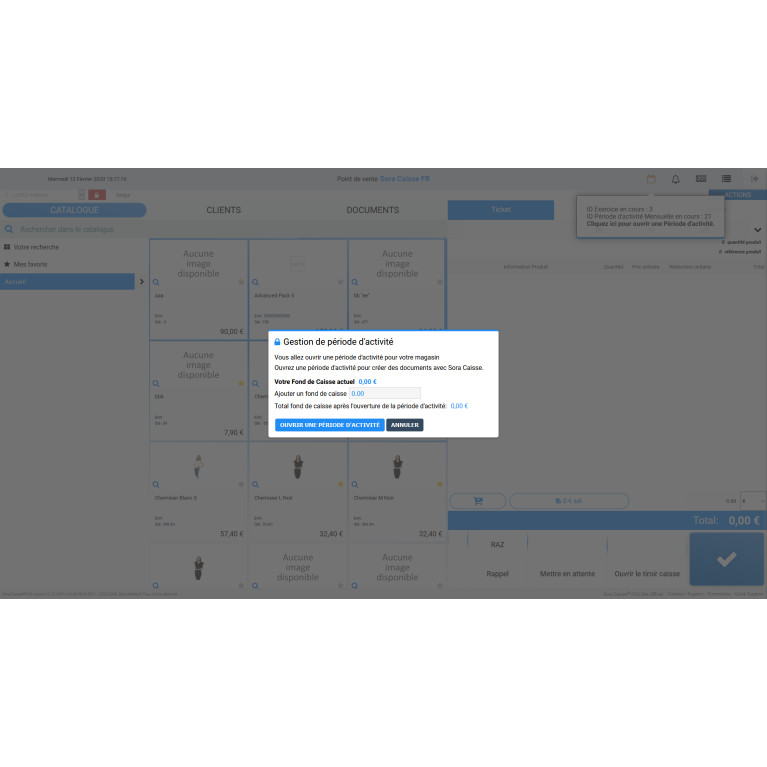 Logiciel Caisse Prestashop : Sora Caisse POS