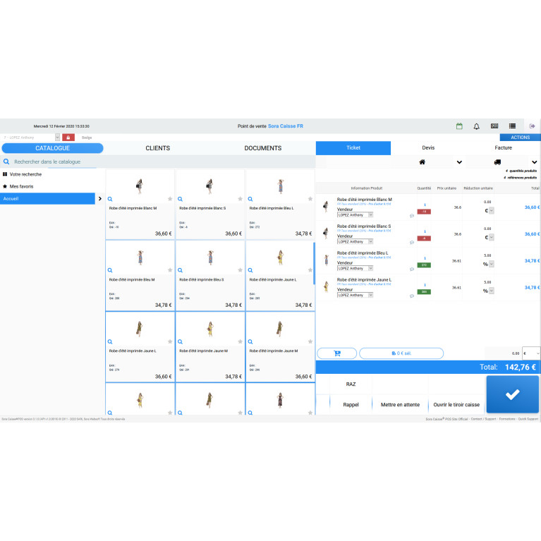 Logiciel Caisse Prestashop : Sora Caisse POS